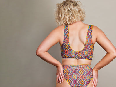 Tan Through Bikini Crop Top